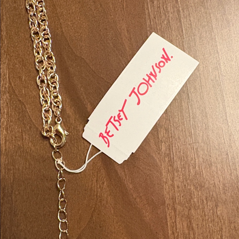 NWT Betsey Johnson Beautiful & Fun Purple Butterfly Y-Chain Necklace - Picture 7 of 14
